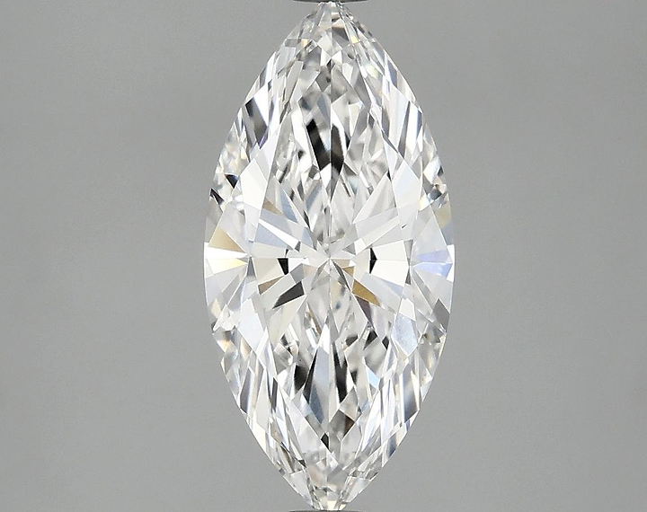 1.97 Carat Marquise Shaped Excellent Cut VVS2 IGI Certified Lab Grown Diamond