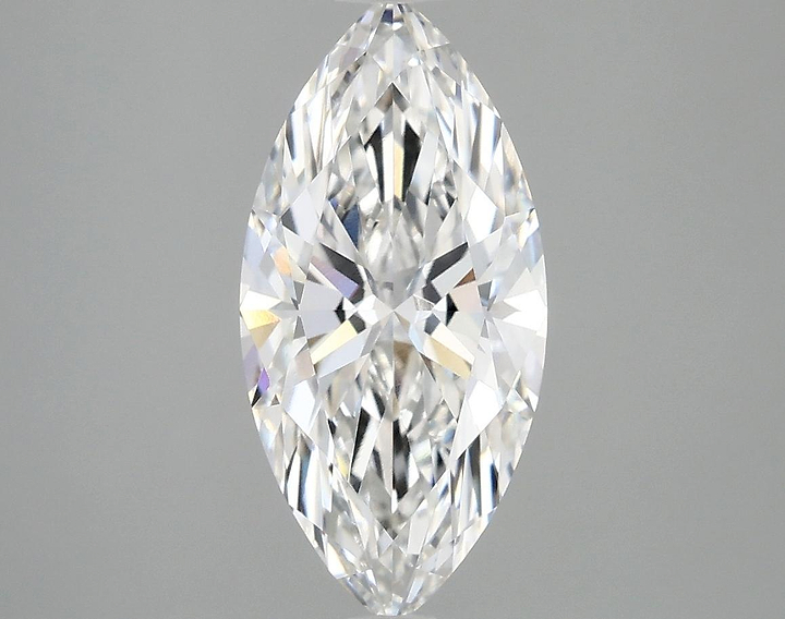 2.1 Carat Marquise Shaped Excellent Cut VVS2 IGI Certified Lab Grown Diamond