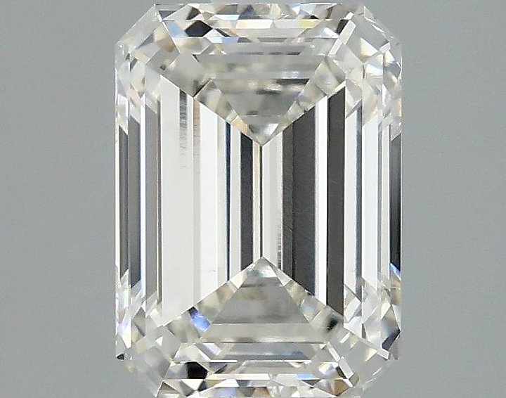 2.1 Carat Emerald Shaped Excellent Cut VVS2 IGI Certified Lab Grown Diamond
