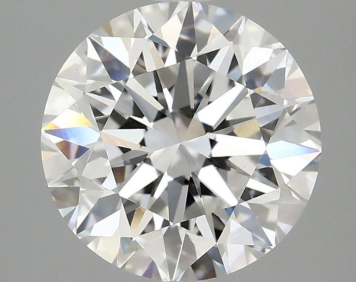 3.09 Carat Round Shaped Excellent Cut VS1 IGI Certified Lab Grown Diamond