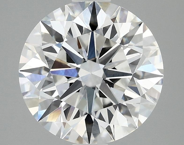 3.08 Carat Round Shaped Excellent Cut VVS2 IGI Certified Lab Grown Diamond