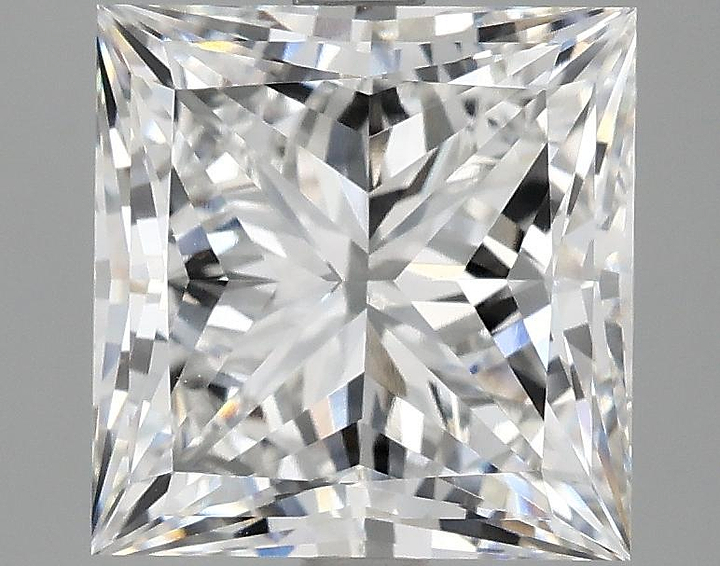 4.01 Carat Princess Shaped Ideal Cut VS1 IGI Certified Lab Grown Diamond