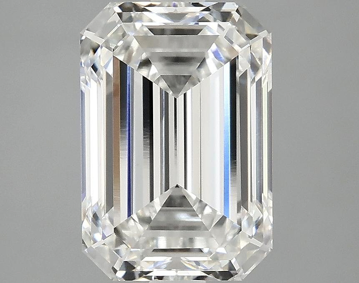 3.04 Carat Emerald Shaped Ideal Cut VVS2 IGI Certified Lab Grown Diamond