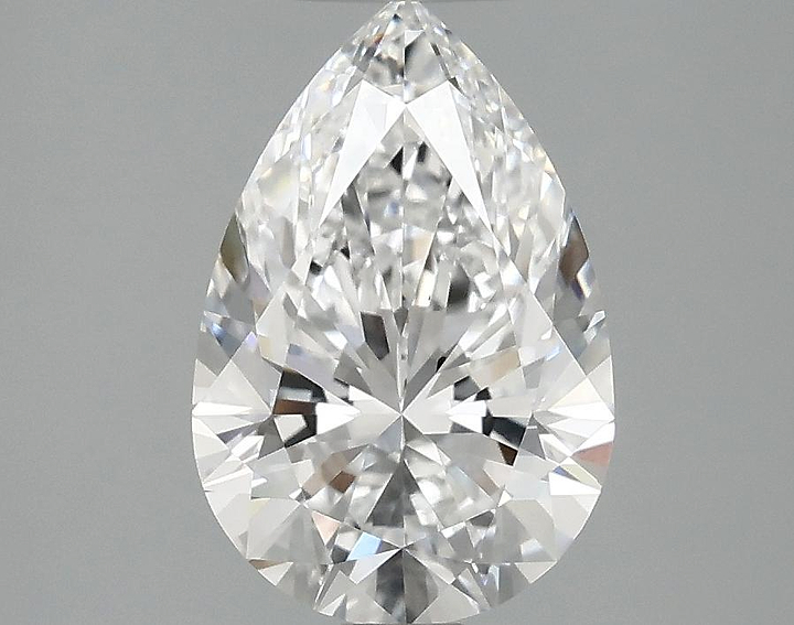 2.07 Carat Pear Shaped Excellent Cut VS1 IGI Certified Lab Grown Diamond