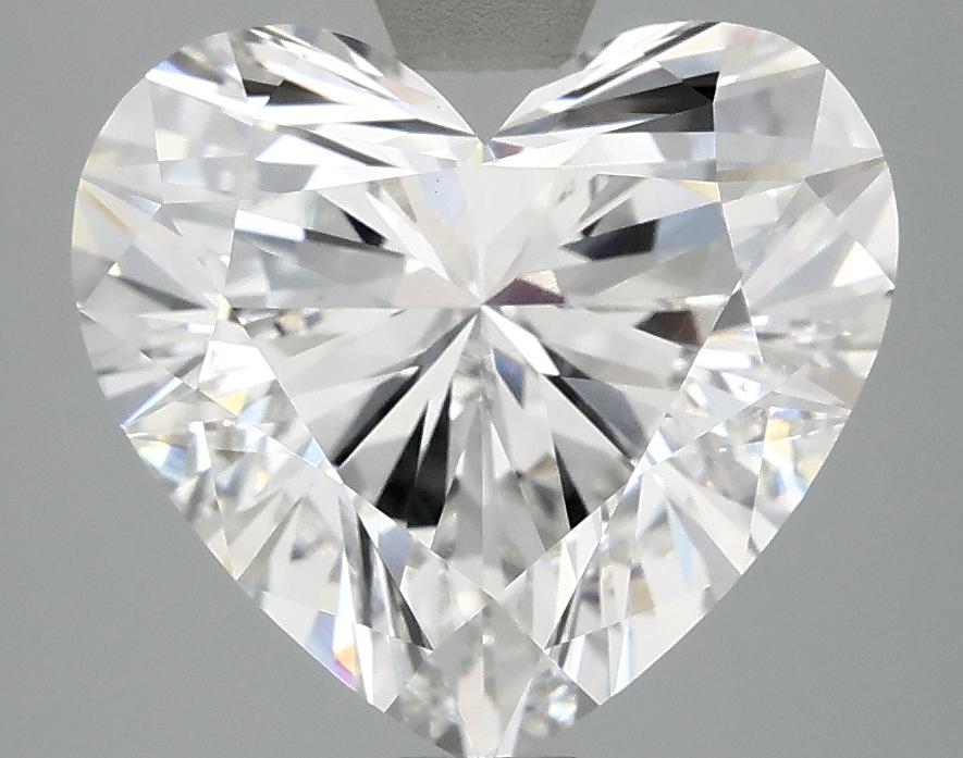 4.07 Carat Heart Shaped Ideal Cut VS2 IGI Certified Lab Grown Diamond