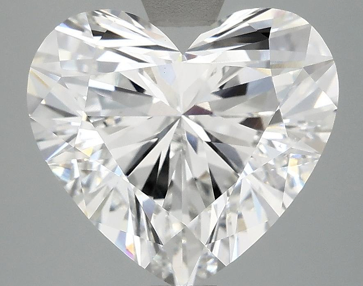 4.07 Carat Heart Shaped Ideal Cut VS2 IGI Certified Lab Grown Diamond