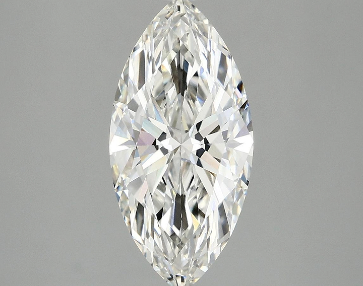 2.1 Carat Marquise Shaped Excellent Cut VVS1 IGI Certified Lab Grown Diamond