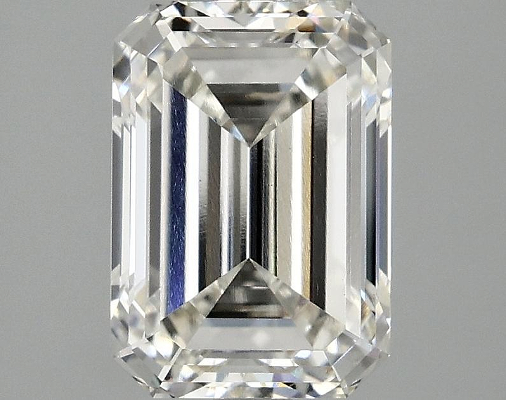 2.54 Carat Emerald Shaped Ideal Cut VVS2 IGI Certified Lab Grown Diamond