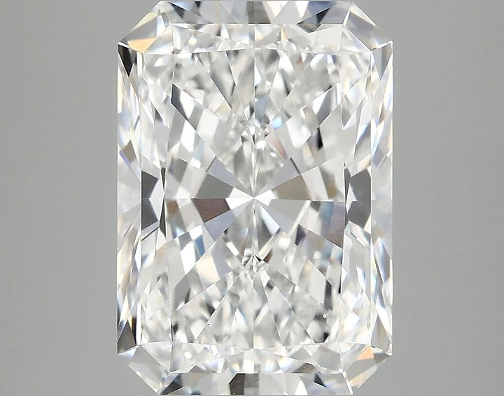 4.09 Carat Radiant Shaped Ideal Cut VVS2 IGI Certified Lab Grown Diamond