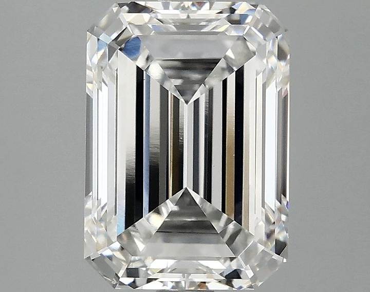 2.96 Carat Emerald Shaped Ideal Cut VS1 IGI Certified Lab Grown Diamond