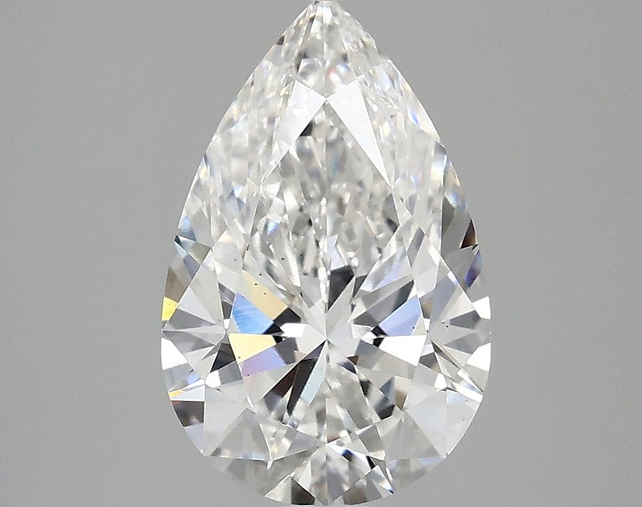 2.53 Carat Pear Shaped Ideal Cut VS2 IGI Certified Lab Grown Diamond