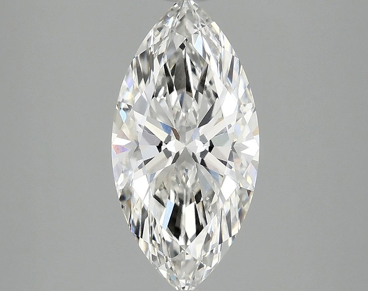 2.07 Carat Marquise Shaped Ideal Cut VVS2 IGI Certified Lab Grown Diamond