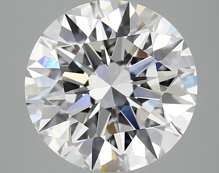 4.08 Carat Round Shaped Ideal Cut VVS2 IGI Certified Lab Grown Diamond