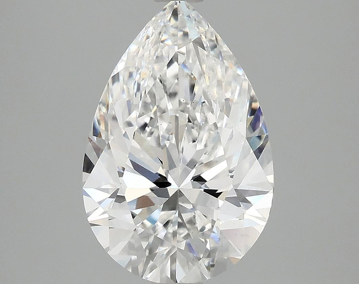 3.09 Carat Pear Shaped Excellent Cut VS2 IGI Certified Lab Grown Diamond