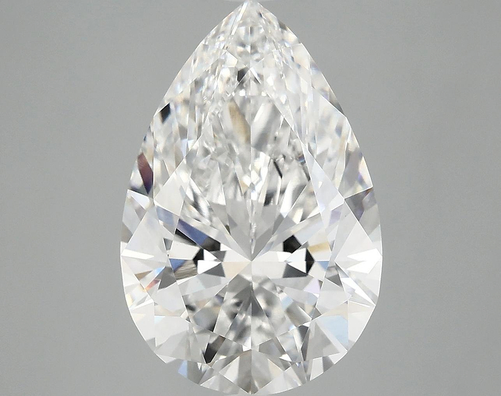 5.06 Carat Pear Shaped Excellent Cut VVS2 IGI Certified Lab Grown Diamond