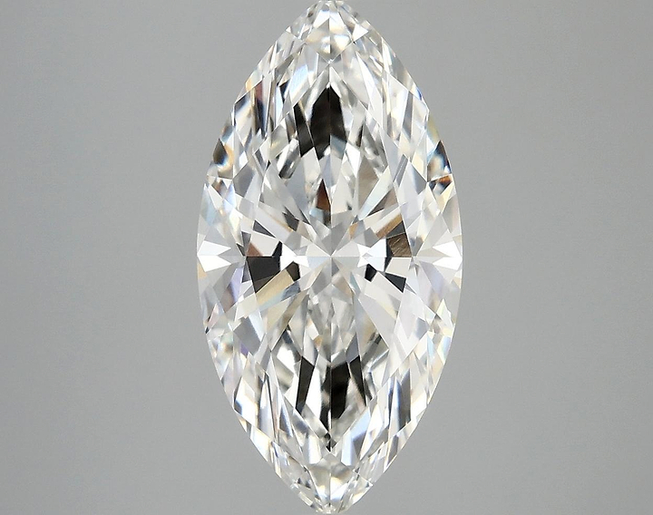 3.03 Carat Marquise Shaped Ideal Cut VVS2 IGI Certified Lab Grown Diamond