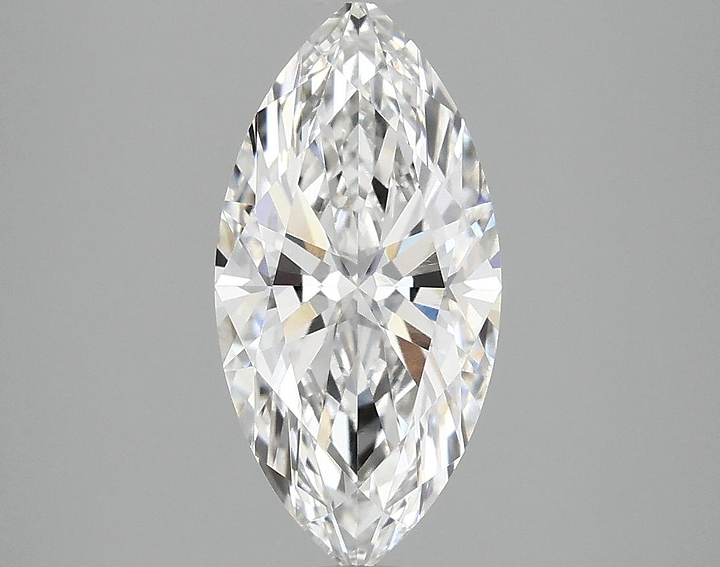 2.09 Carat Marquise Shaped Ideal Cut VVS2 IGI Certified Lab Grown Diamond