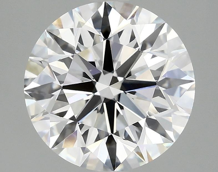 3.07 Carat Round Shaped Excellent Cut VVS2 IGI Certified Lab Grown Diamond