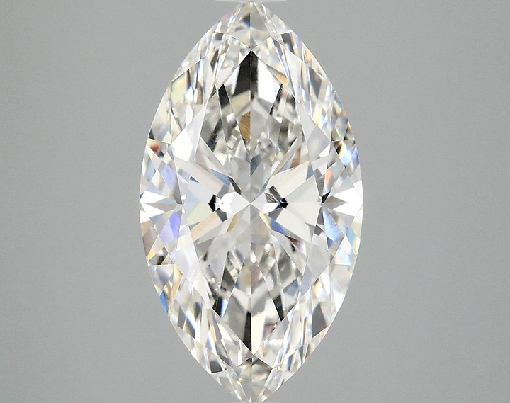 3.02 Carat Marquise Shaped Excellent Cut VVS2 IGI Certified Lab Grown Diamond