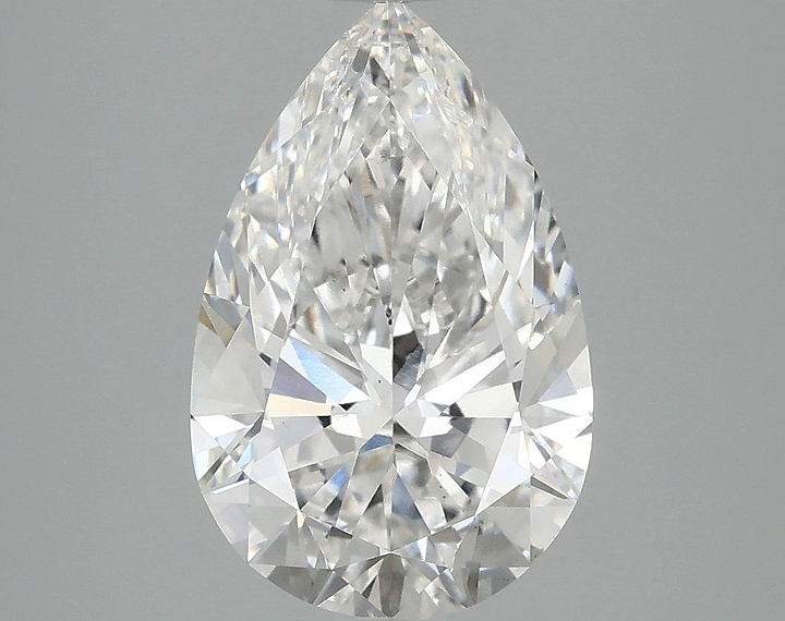 3.05 Carat Pear Shaped Ideal Cut VS2 IGI Certified Lab Grown Diamond