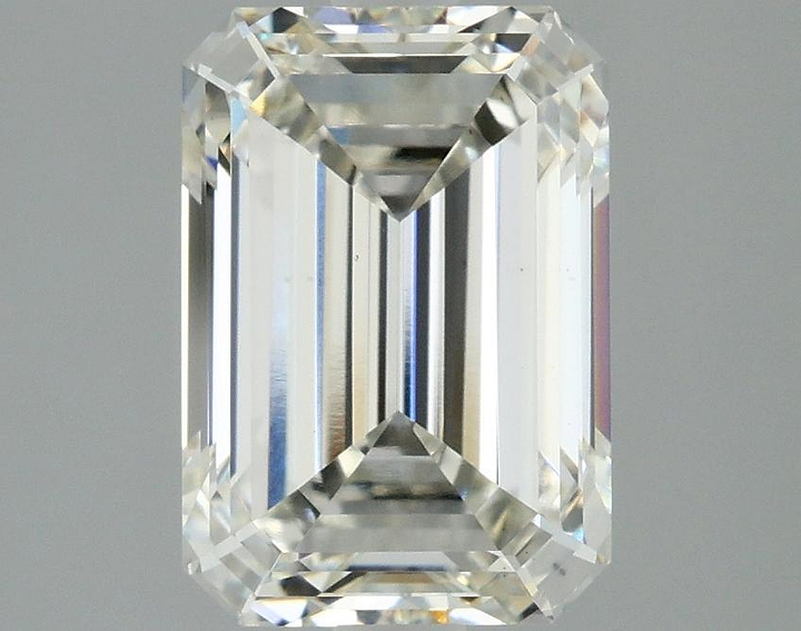 2.96 Carat Emerald Shaped Ideal Cut VS1 IGI Certified Lab Grown Diamond