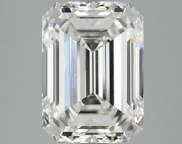 2.87 Carat Emerald Shaped Excellent Cut VS1 IGI Certified Lab Grown Diamond