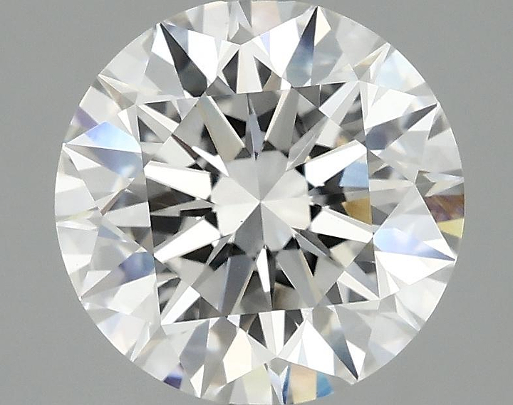 3.08 Carat Round Shaped Excellent Cut VVS2 IGI Certified Lab Grown Diamond