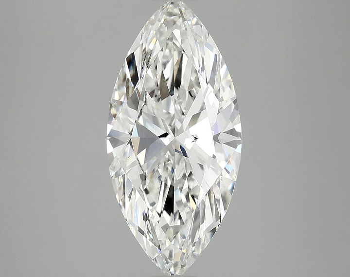 3.03 Carat Marquise Shaped Excellent Cut VVS2 IGI Certified Lab Grown Diamond