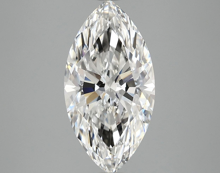 3.1 Carat Marquise Shaped Ideal Cut VVS2 IGI Certified Lab Grown Diamond