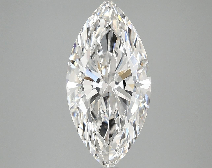 3.04 Carat Marquise Shaped Ideal Cut VVS2 IGI Certified Lab Grown Diamond