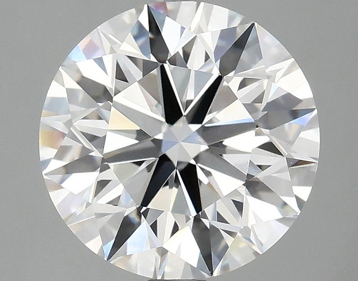 3.08 Carat Round Shaped Excellent Cut VVS2 IGI Certified Lab Grown Diamond