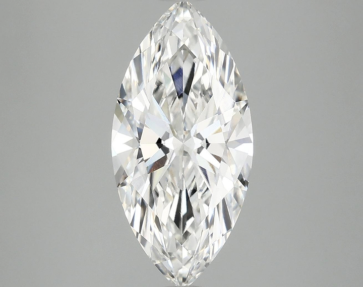 3.03 Carat Marquise Shaped Excellent Cut VVS2 IGI Certified Lab Grown Diamond