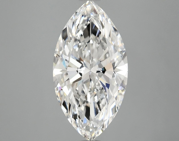 3.03 Carat Marquise Shaped Excellent Cut VVS2 IGI Certified Lab Grown Diamond
