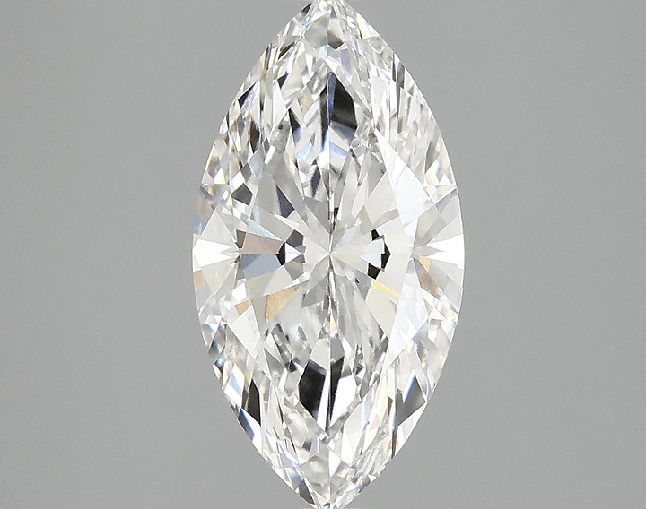 2.09 Carat Marquise Shaped Ideal Cut VVS2 IGI Certified Lab Grown Diamond
