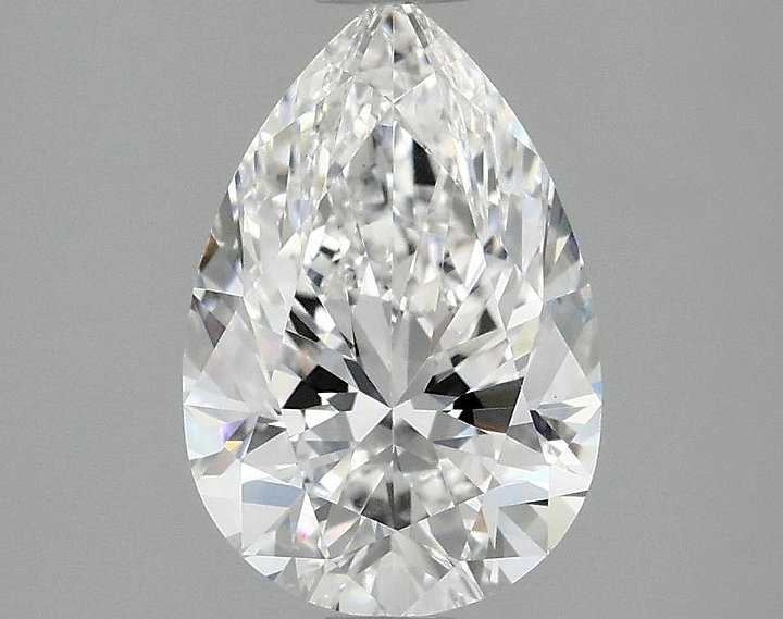 2.02 Carat Pear Shaped Excellent Cut VVS2 IGI Certified Lab Grown Diamond