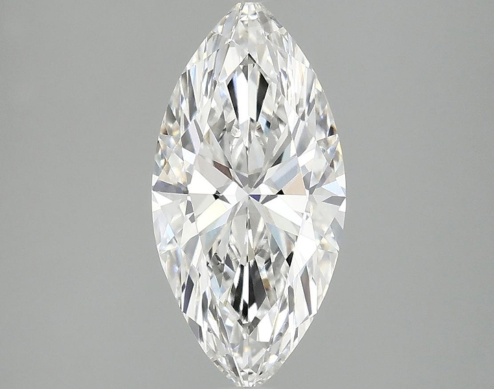 2.01 Carat Marquise Shaped Excellent Cut VVS2 IGI Certified Lab Grown Diamond