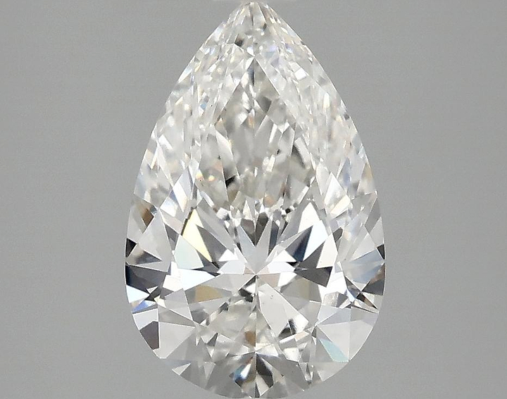 1.98 Carat Pear Shaped Ideal Cut VVS2 IGI Certified Lab Grown Diamond