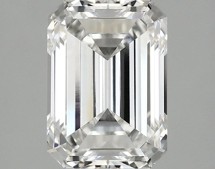 2.08 Carat Emerald Shaped Ideal Cut VVS2 IGI Certified Lab Grown Diamond