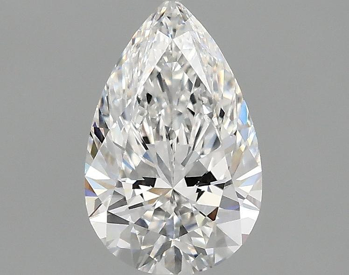 1.06 Carat Pear Shaped Ideal Cut VVS2 IGI Certified Lab Grown Diamond