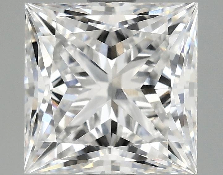 1.55 Carat Princess Shaped Ideal Cut VVS2 IGI Certified Lab Grown Diamond