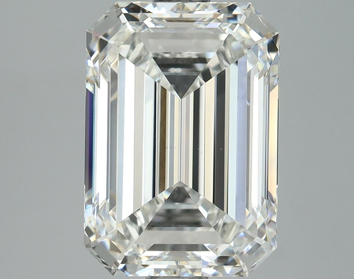 3.04 Carat Emerald Shaped Excellent Cut VS1 IGI Certified Lab Grown Diamond