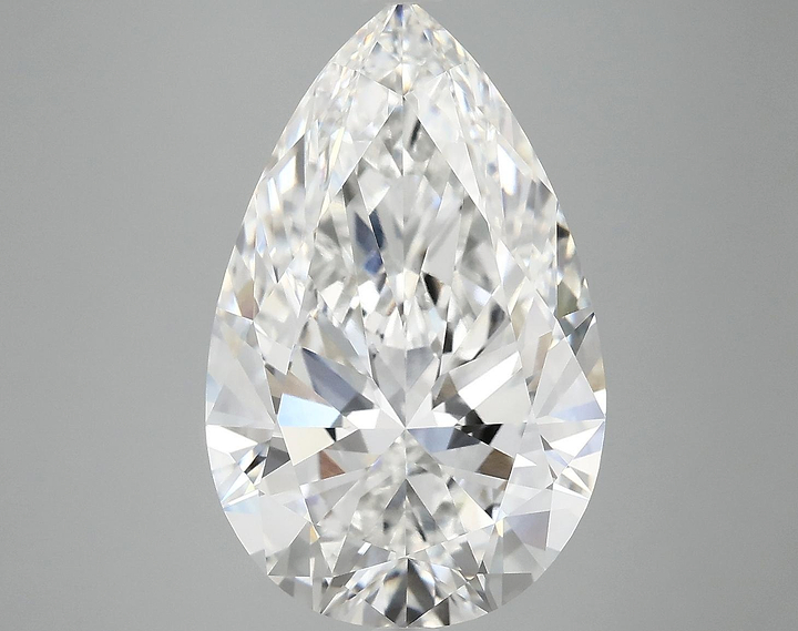 7.2 Carat Pear Shaped Ideal Cut VVS2 IGI Certified Lab Grown Diamond