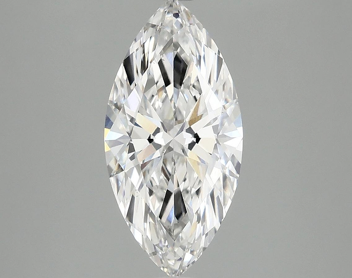 2.02 Carat Marquise Shaped Ideal Cut VVS2 IGI Certified Lab Grown Diamond