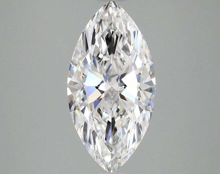3.01 Carat Marquise Shaped Ideal Cut VVS2 IGI Certified Lab Grown Diamond