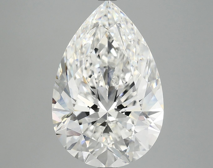 7.22 Carat Pear Shaped Excellent Cut VVS2 IGI Certified Lab Grown Diamond