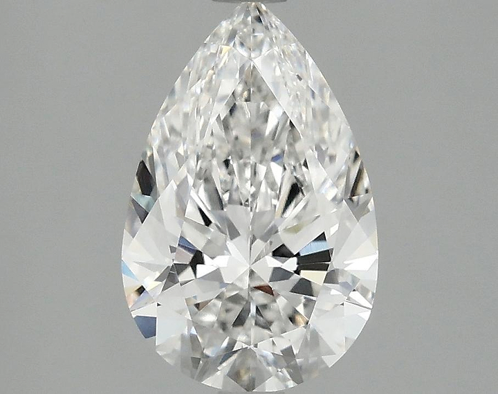 2.0 Carat Pear Shaped Ideal Cut VVS2 IGI Certified Lab Grown Diamond