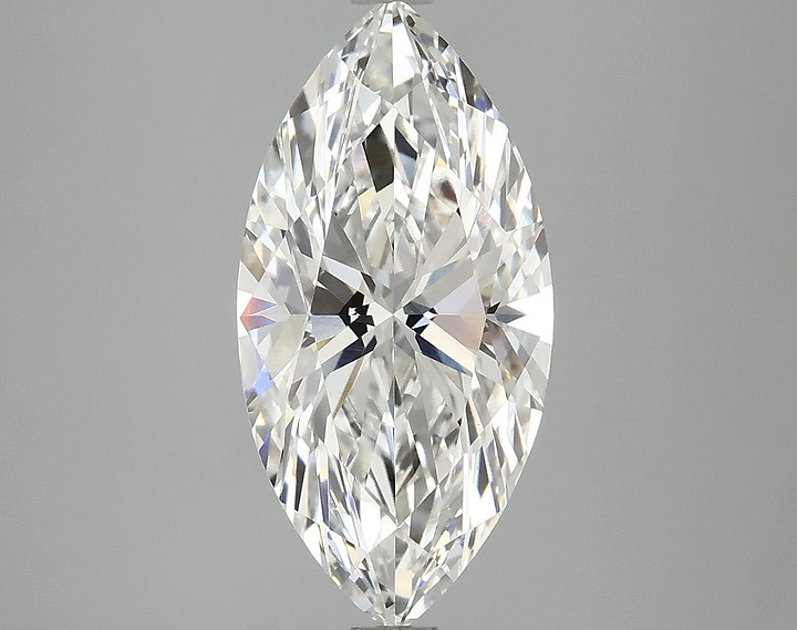 3.09 Carat Marquise Shaped Ideal Cut VVS2 IGI Certified Lab Grown Diamond