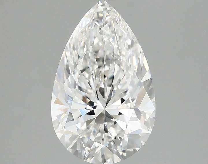 2.07 Carat Pear Shaped Ideal Cut VVS2 IGI Certified Lab Grown Diamond