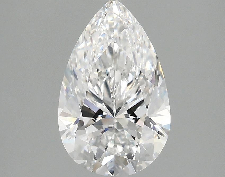 1.52 Carat Pear Shaped Ideal Cut VVS2 IGI Certified Lab Grown Diamond