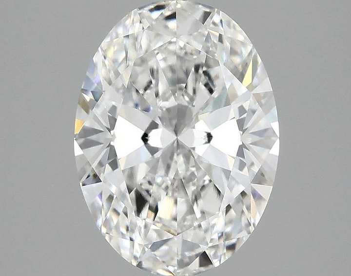 2.5 Carat Oval Shaped Excellent Cut VVS2 IGI Certified Lab Grown Diamond